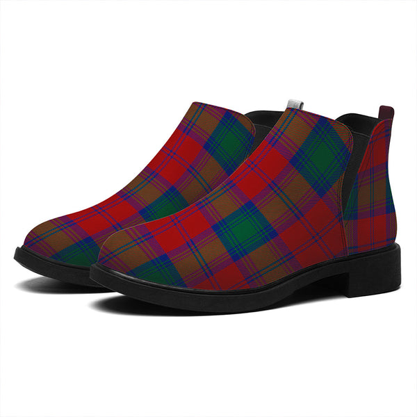 Auchinleck Tartan Flat Ankle Boots