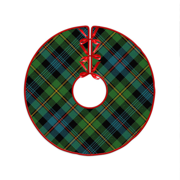 Baillie Ancient Clan Badge Tartan Christmas Tree Skirt