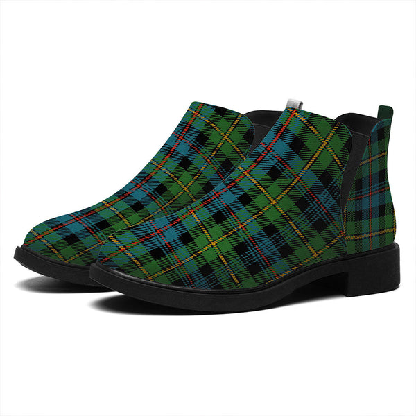 Baillie Ancient Tartan Flat Ankle Boots