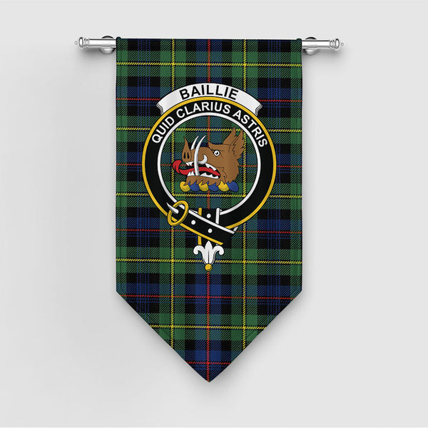 Baillie Modern Clan Badge Tartan Gonfalon