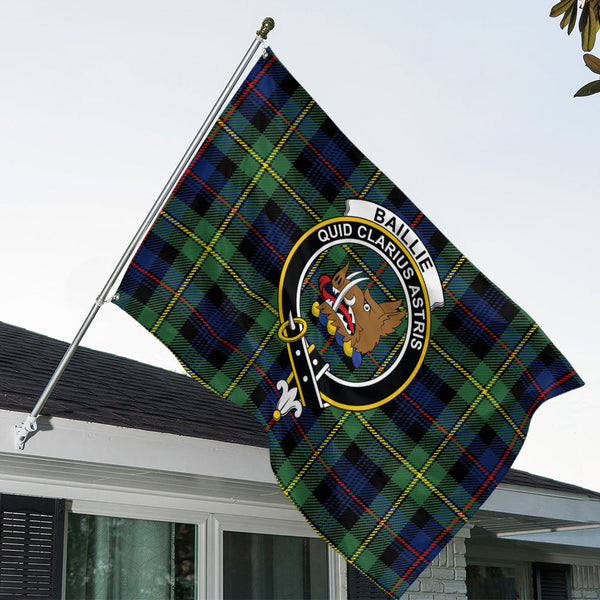 Baillie Modern Clan Badge Tartan House Flag