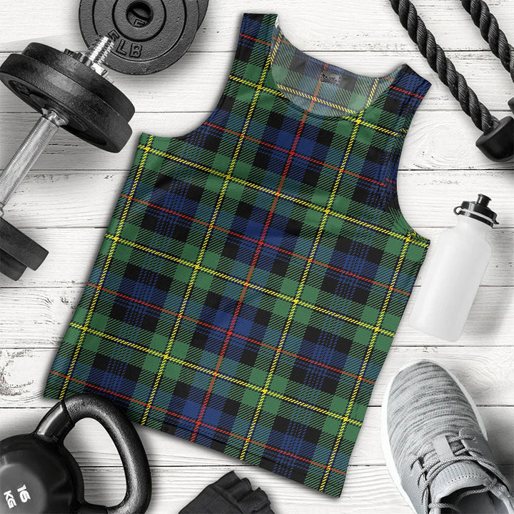 Baillie Modern Clan Badge Tartan Men Tank Top