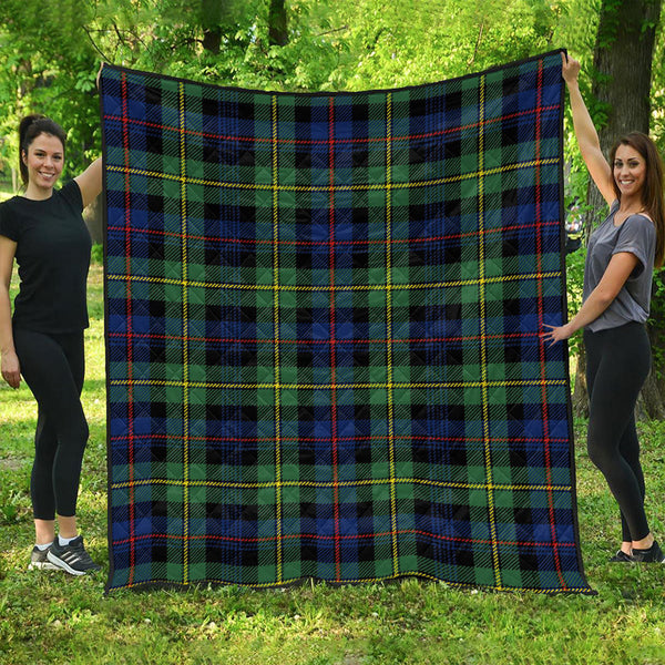 Baillie Modern Clan Badge Tartan Premium Quilt
