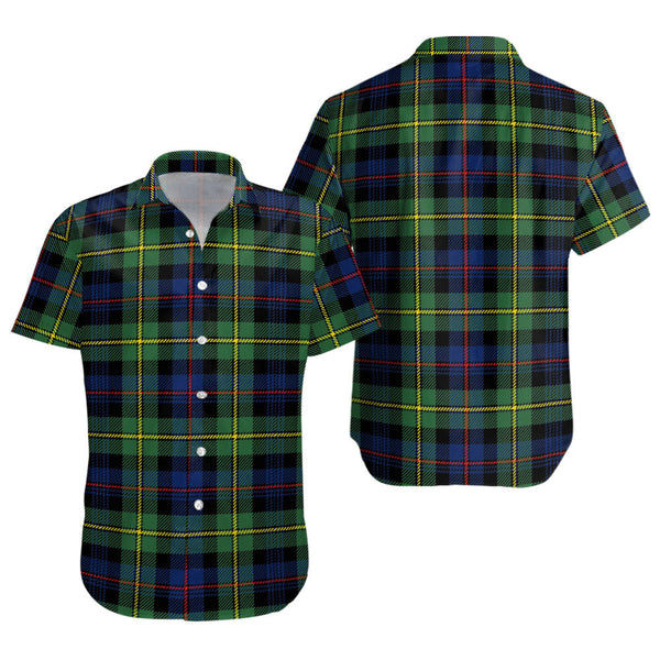 Baillie Modern Clan Badge Tartan Short Sleeve Shirt