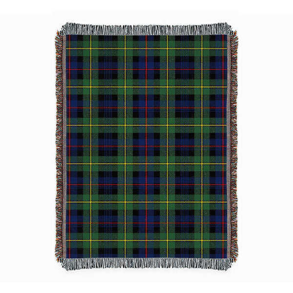 Baillie Modern Clan Badge Tartan Woven Blanket