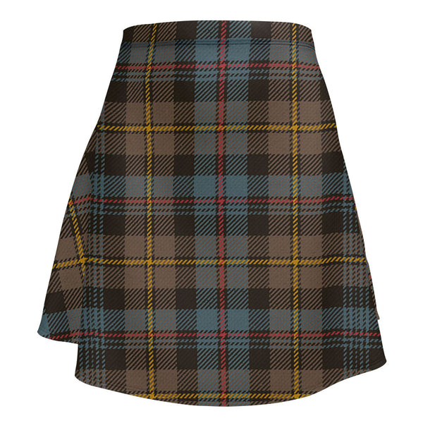 Baillie Weathered Clan Badge Tartan Flared Skirt