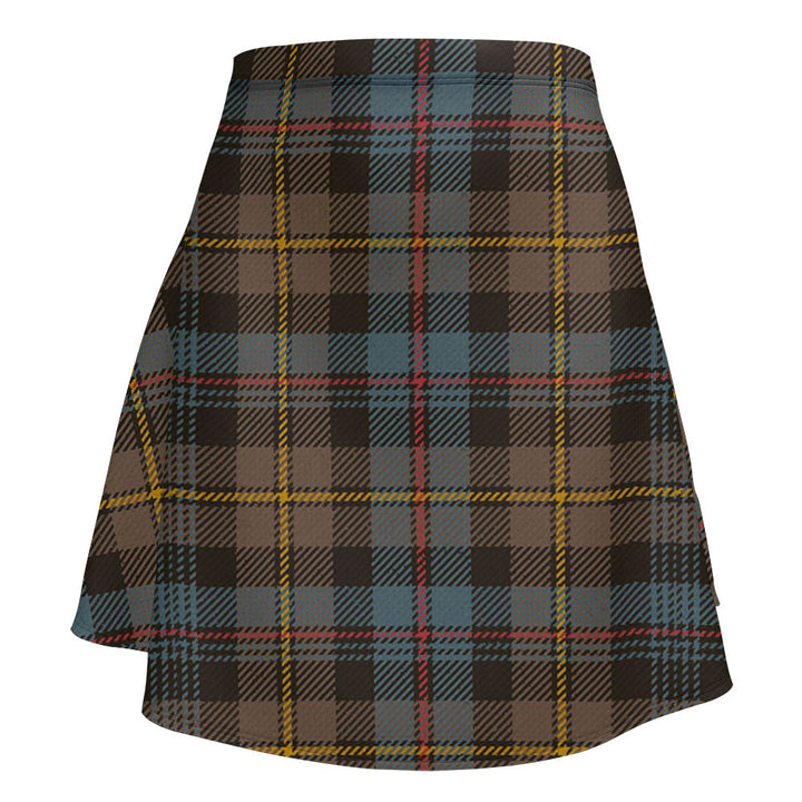 Baillie Weathered Clan Badge Tartan Flared Skirt