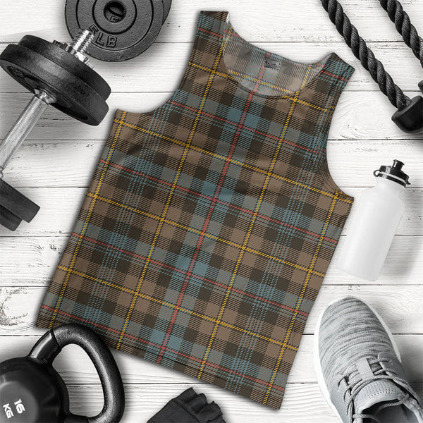 Baillie Weathered Clan Badge Tartan Men Tank Top
