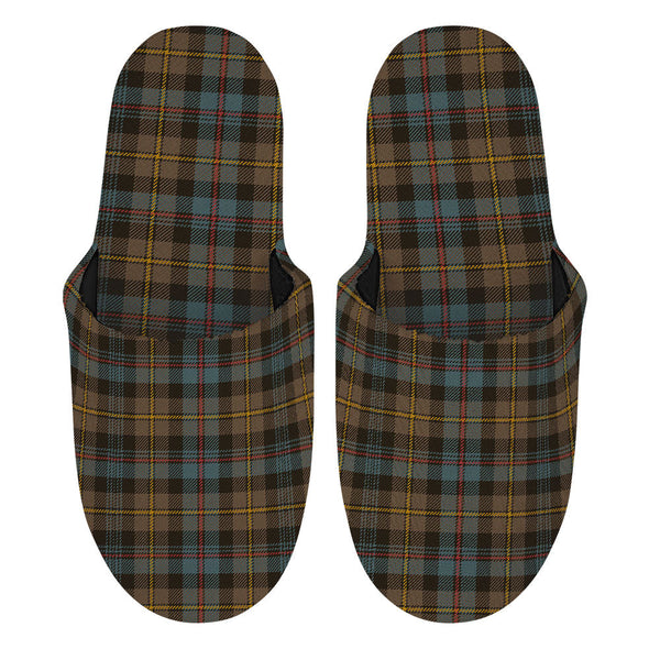 Baillie Weathered Clan Badge Tartan Mop Slippers