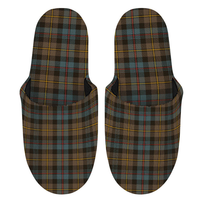 Baillie Weathered Clan Badge Tartan Mop Slippers