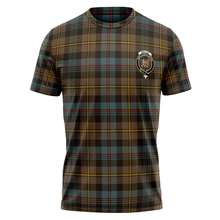 Baillie Weathered Clan Badge Tartan T-Shirt