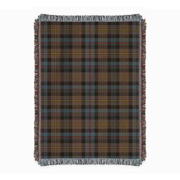 Baillie Weathered Clan Badge Tartan Woven Blanket