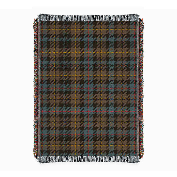 Baillie Weathered Clan Badge Tartan Woven Blanket
