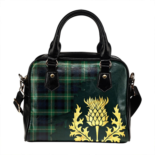 Baillie of Polkemmet Modern Tartan Shoulder Handbag Thistle Oldest Style