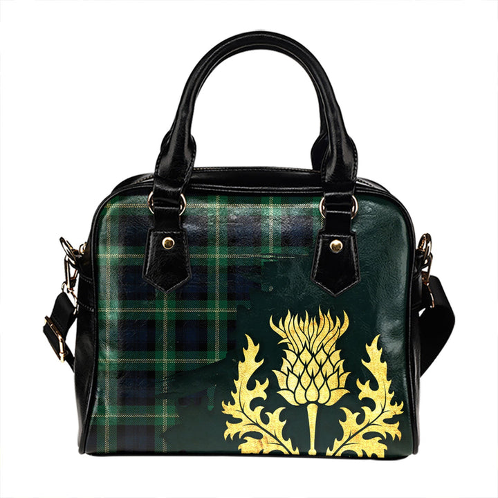 Baillie of Polkemmet Modern Tartan Shoulder Handbag Thistle Oldest Style