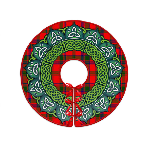 Bain Clan Badge Tartan Christmas Tree Skirt Heritage Holiday Decor