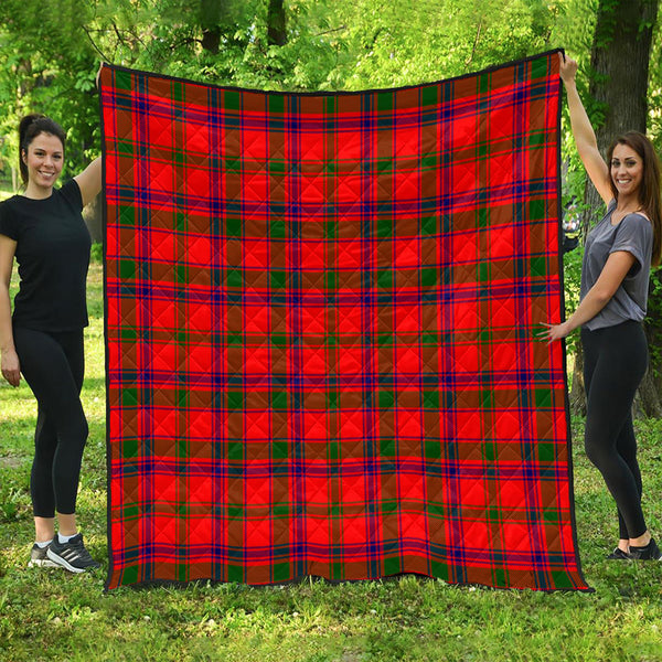 Bain Clan Badge Tartan Premium Quilt