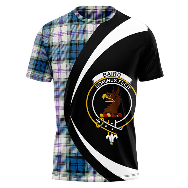 Baird Dress Dance (Baines Dress Dance) Clan Badge Tartan T-Shirt Circle Style Personalized