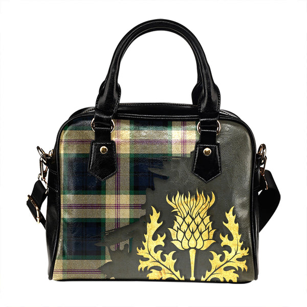 Baird Dress (Baines Dress) Tartan Shoulder Handbag Thistle Oldest Style