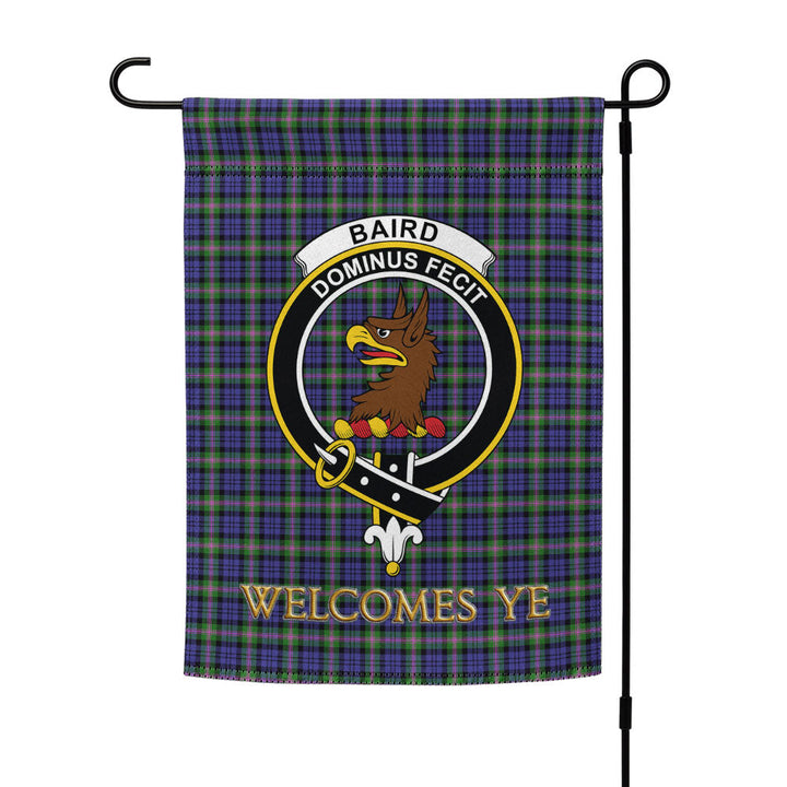 Baird Modern Clan Badge Tartan Garden Flag