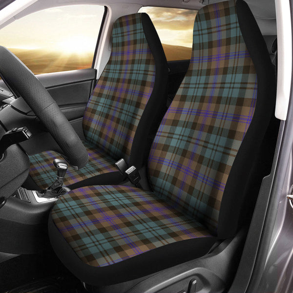 Baird (Baines) Weathered Clan Badge Tartan Car Seat Covers