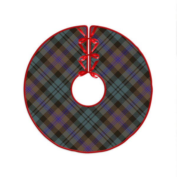 Baird (Baines) Weathered Clan Badge Tartan Christmas Tree Skirt