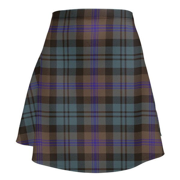 Baird (Baines) Weathered Clan Badge Tartan Flared Skirt