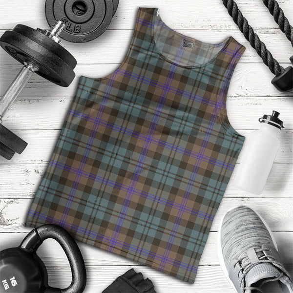 Baird (Baines) Weathered Clan Badge Tartan Men Tank Top