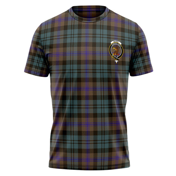 Baird (Baines) Weathered Clan Badge Tartan T-Shirt