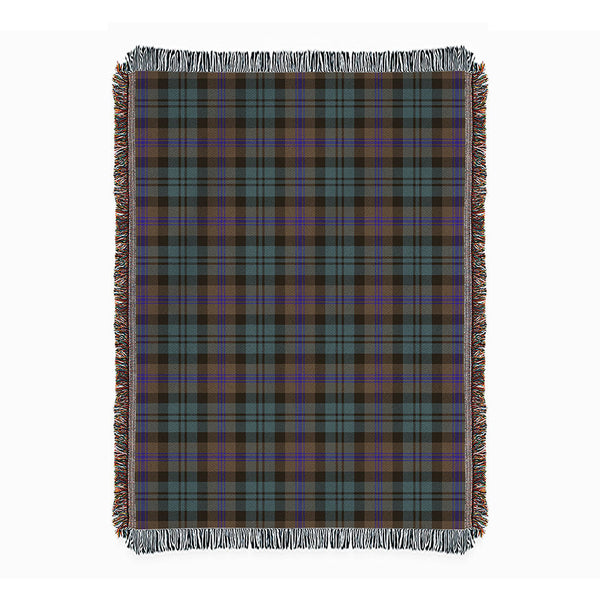 Baird (Baines) Weathered Clan Badge Tartan Woven Blanket