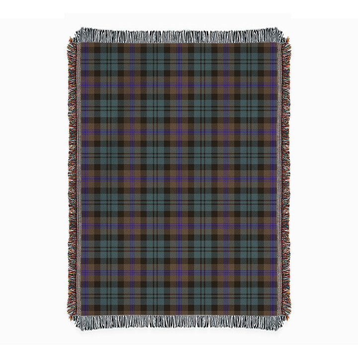 Baird (Baines) Weathered Clan Badge Tartan Woven Blanket