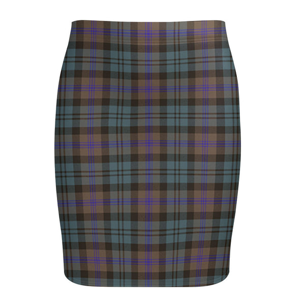 Baird (Baines) Weathered Tartan Fitted Skirt