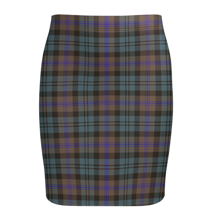 Baird (Baines) Weathered Tartan Fitted Skirt