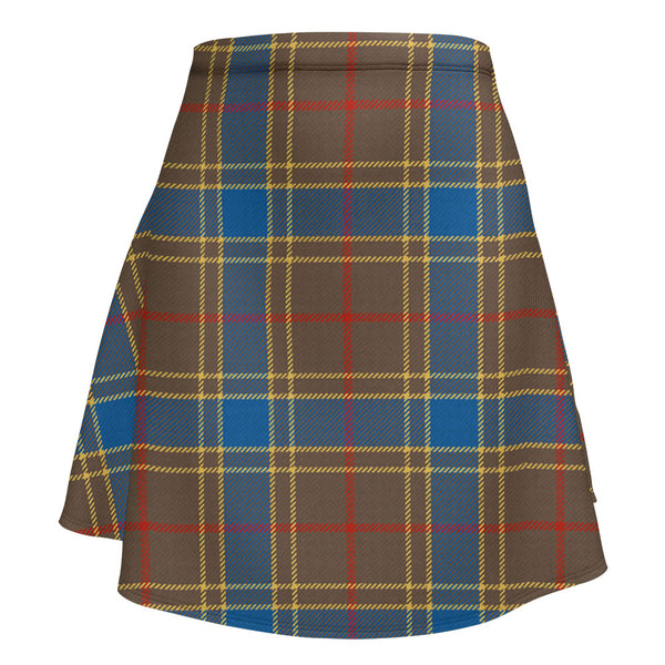 Balfour Ancient Clan Badge Tartan Flared Skirt
