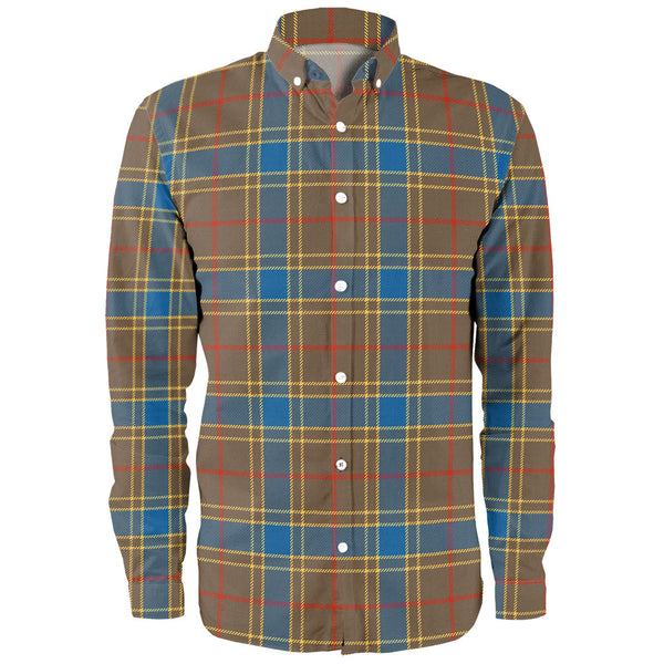 Balfour Ancient Clan Badge Tartan Long Sleeve Shirt