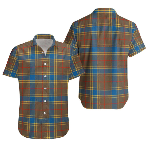 Balfour Ancient Clan Badge Tartan Short Sleeve Shirt