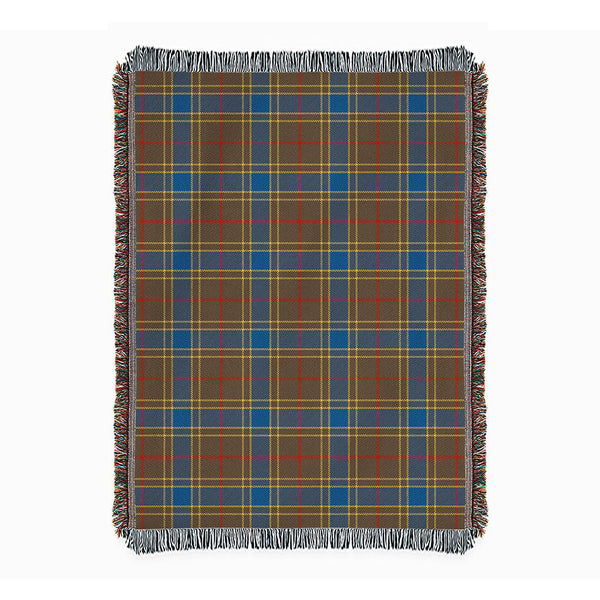 Balfour Ancient Clan Badge Tartan Woven Blanket