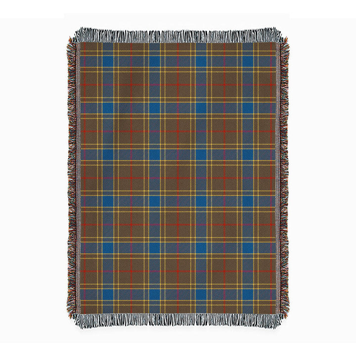 Balfour Ancient Clan Badge Tartan Woven Blanket