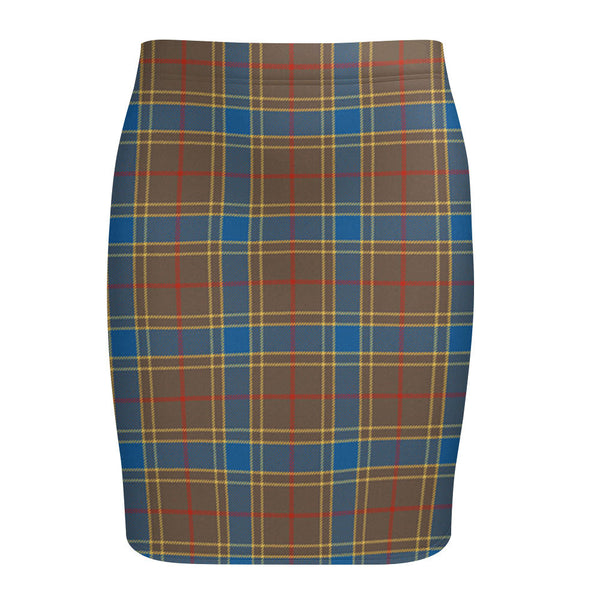 Balfour Ancient Tartan Fitted Skirt