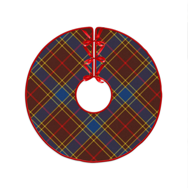 Balfour Modern Clan Badge Tartan Christmas Tree Skirt