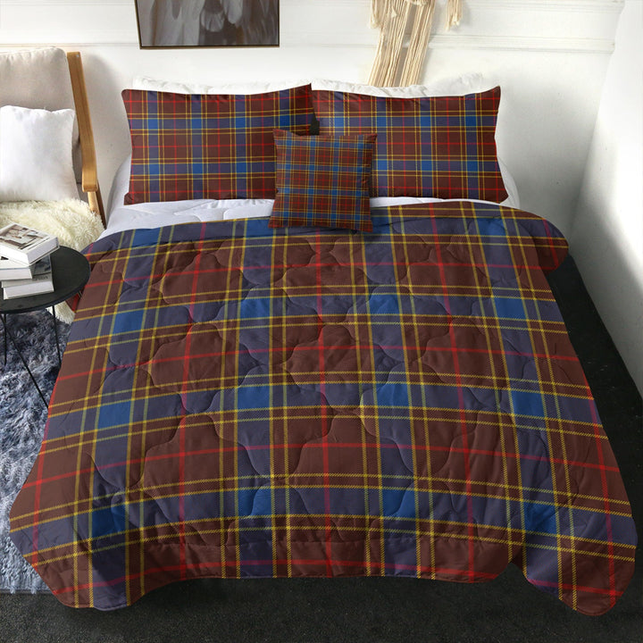 Balfour Modern Clan Badge Tartan Comforter