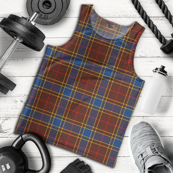 Balfour Modern Clan Badge Tartan Men Tank Top