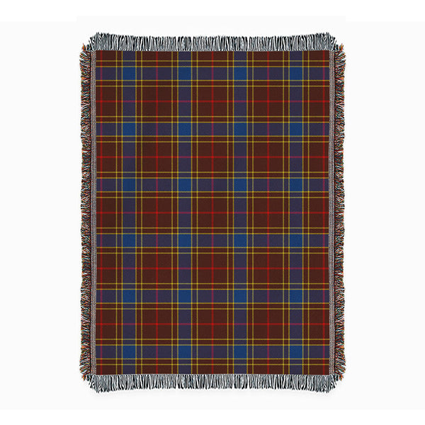 Balfour Modern Clan Badge Tartan Woven Blanket