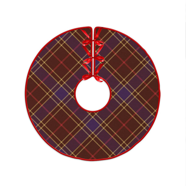 Balfour Weathered Clan Badge Tartan Christmas Tree Skirt