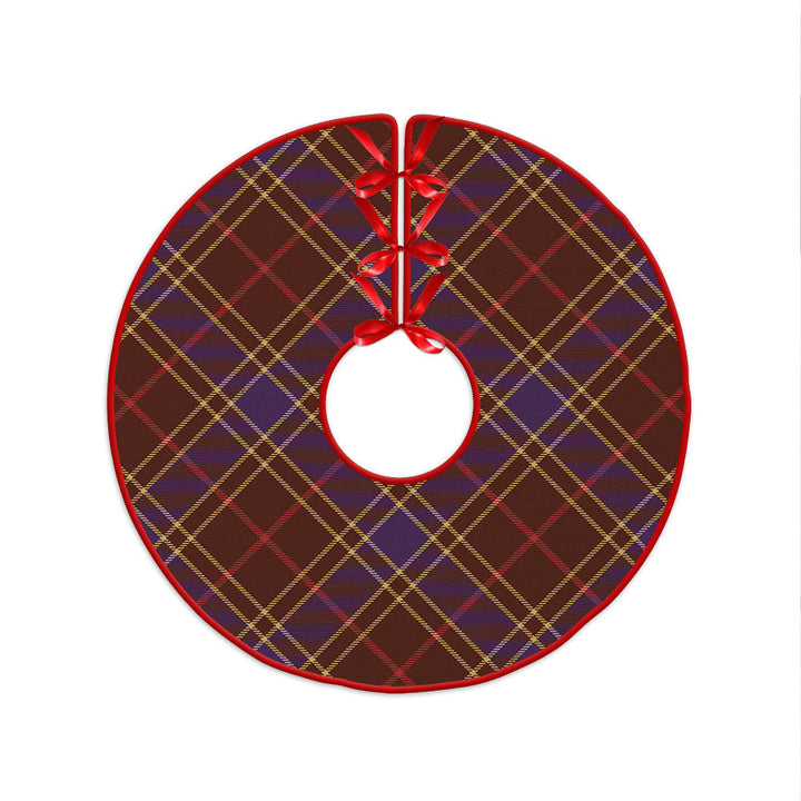 Balfour Weathered Clan Badge Tartan Christmas Tree Skirt