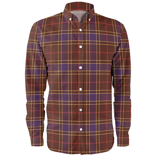 Balfour Weathered Clan Badge Tartan Long Sleeve Shirt
