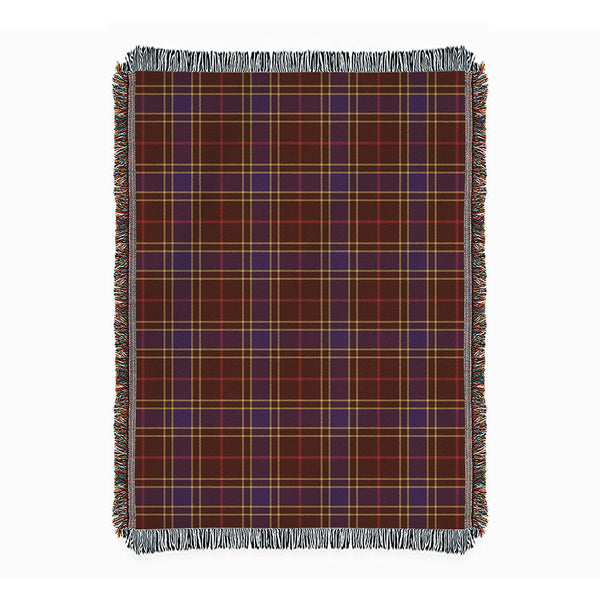 Balfour Weathered Clan Badge Tartan Woven Blanket