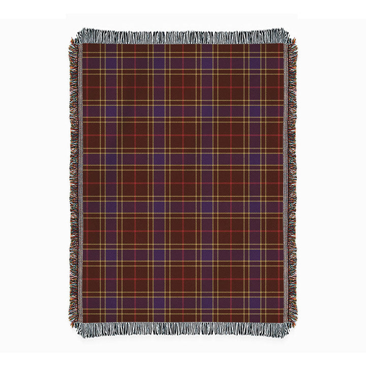 Balfour Weathered Clan Badge Tartan Woven Blanket
