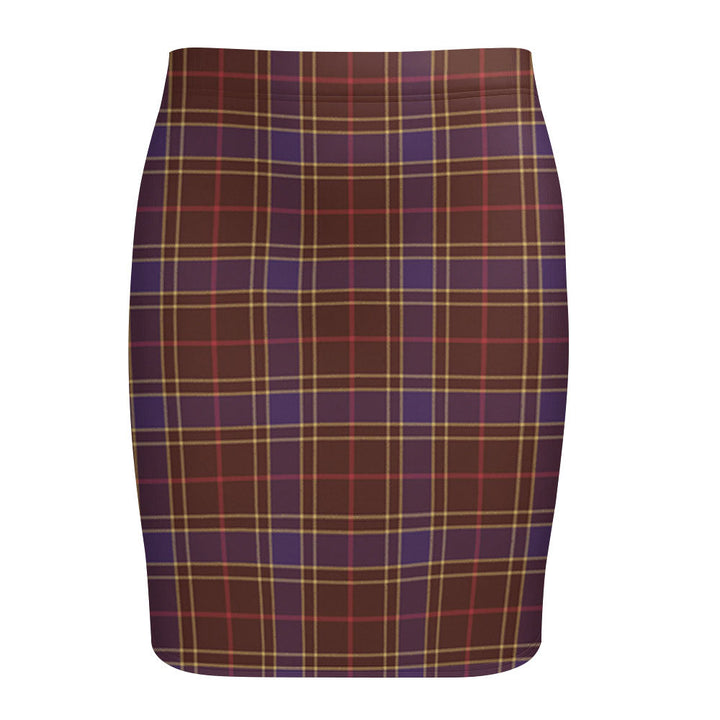 Balfour Weathered Tartan Fitted Skirt