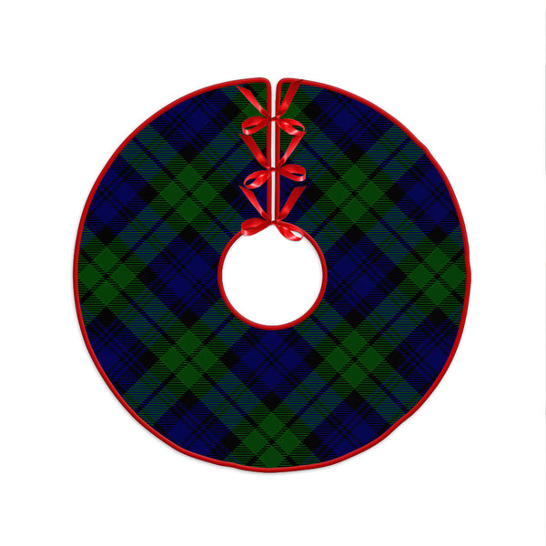 Bannatyne Clan Badge Tartan Christmas Tree Skirt